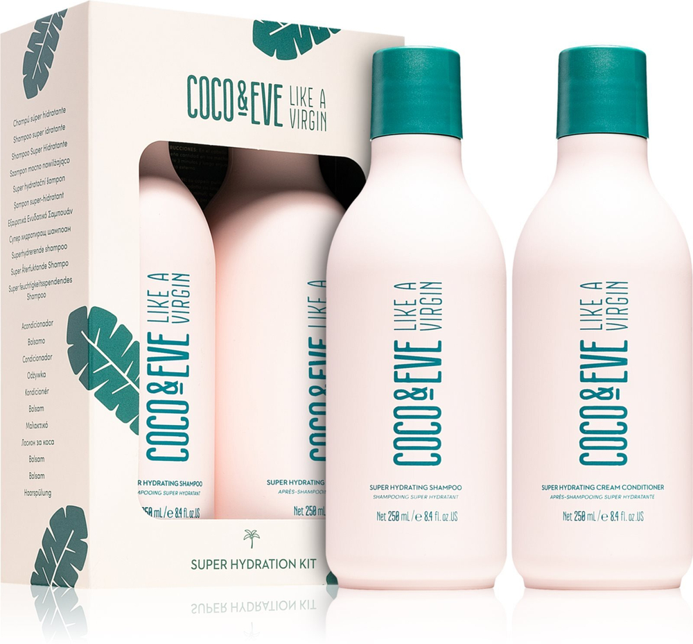 Coco & Eve Like A Virgin Super Hydration Kit - увлажняющий и сияющий шампунь и кондиционер /   / GTIN 8886482912282