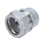 НИКЕЛЬ Муфта для гоф. трубы 25х3/4 вн. VER-PRO (90/5шт)