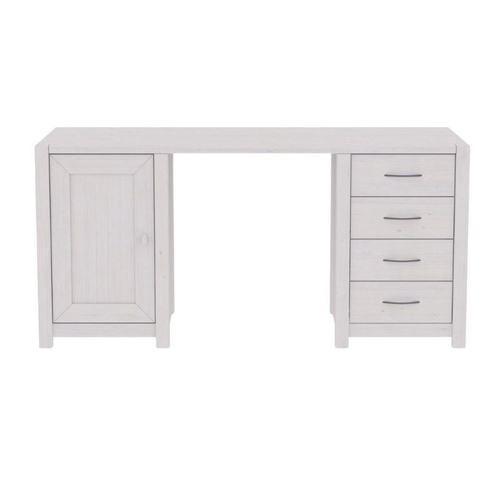 Стол письменный, 155x74x65, двухтумбовый Фьорд, белый воск  155x74x65