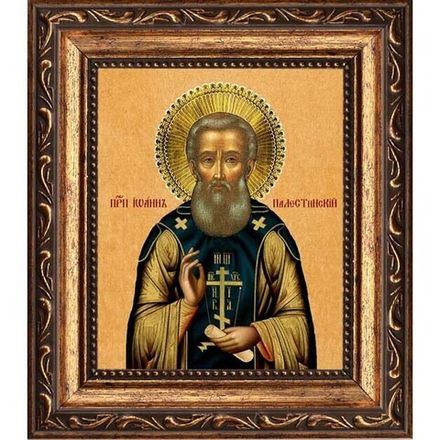 Иоанн Палестинский преподобный. Икона  на холсте.