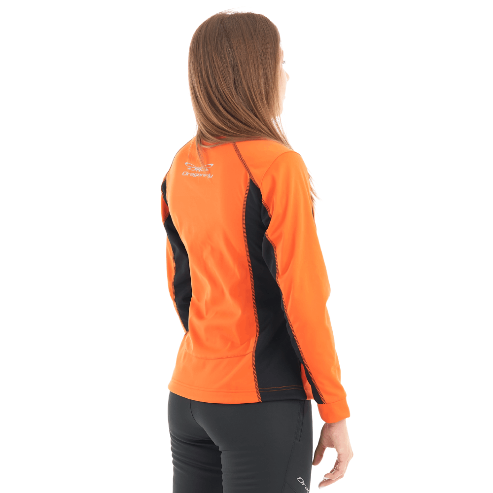 КУРТКА ЖЕНСКАЯ DRAGONFLY EXPLORER BLACK-ORANGE SOFTSHELL