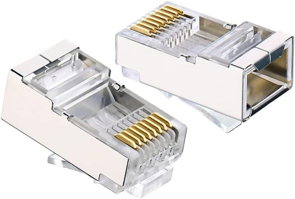 Коннектор RJ-45 (FTP) CAT 6, 10шт., NW111 UGREEN 20333
