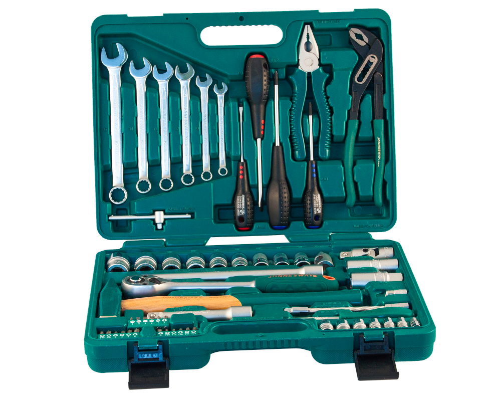 S04H52460S Набор инструмента универсальный 1/4", 1/2"DR, 60 предметов