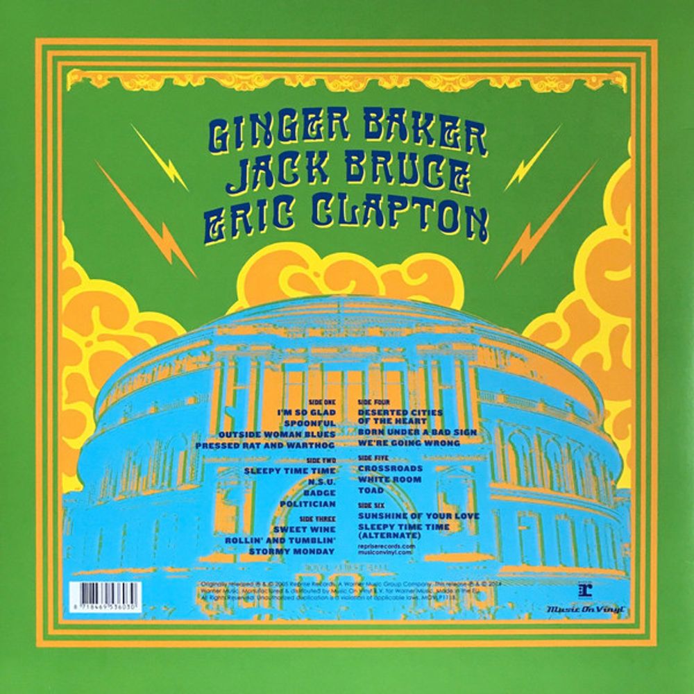 CREAM - ROYAL ALBERT HALL 2005 (3LP)