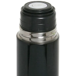 Термос с металлической колбой 1000 мл «Серп и молот» черный