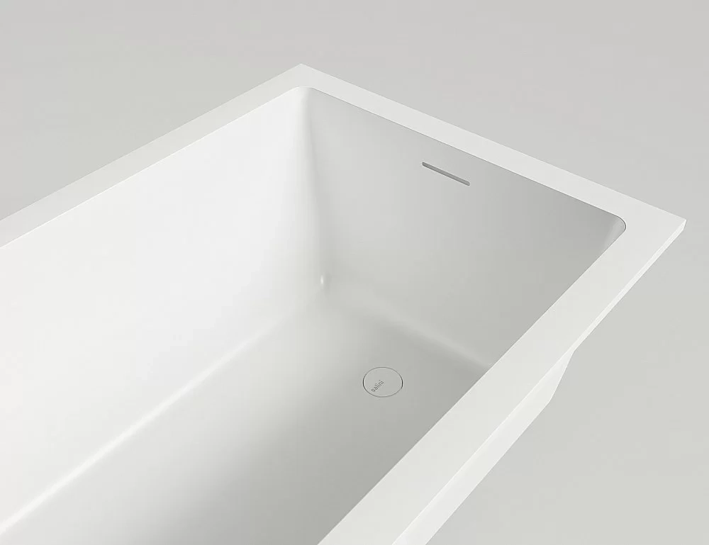 Ванна Salini Cascata KIT S-Stone 104523M 180x80 белая матовая