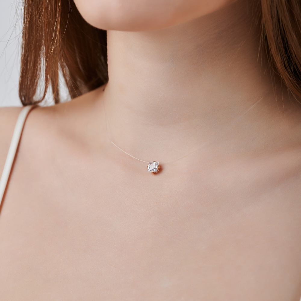 Леска "Квадратный фианит"