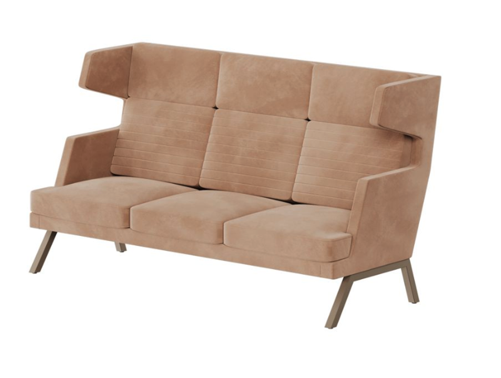 Диван трехместный с высокой спинкой ALD-03 АЛДО