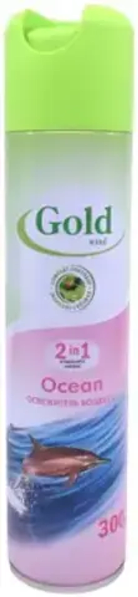Освежитель воздуха 2 в 1 Gold Wind 300 мл