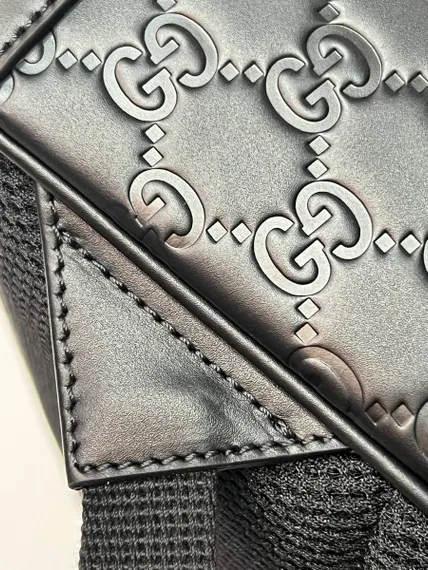 Кожаный рюкзак Gucci Signature