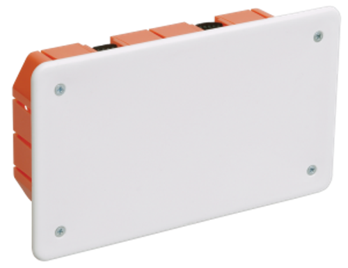 Коробка распаячная КМ41026 для полых стен безгалогенная (HF) 172х96х45мм с саморезами пластиковыми л