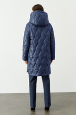 0091 Пальто женское (синий)