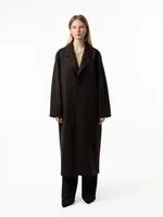 Пальто Dryg однобортное черное