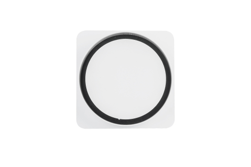 Решетка скрытого монтажа для натяжного потолка SECRET d150мм с вентилятором на шарикоподшипнике d100мм c выходом на трубу 100/125мм