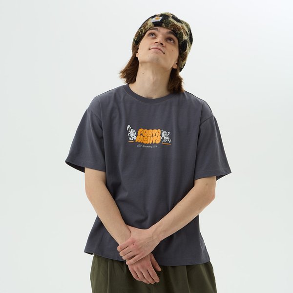 Футболка Postaments Running Club (grey) артикул: - купить в магазине Дайс