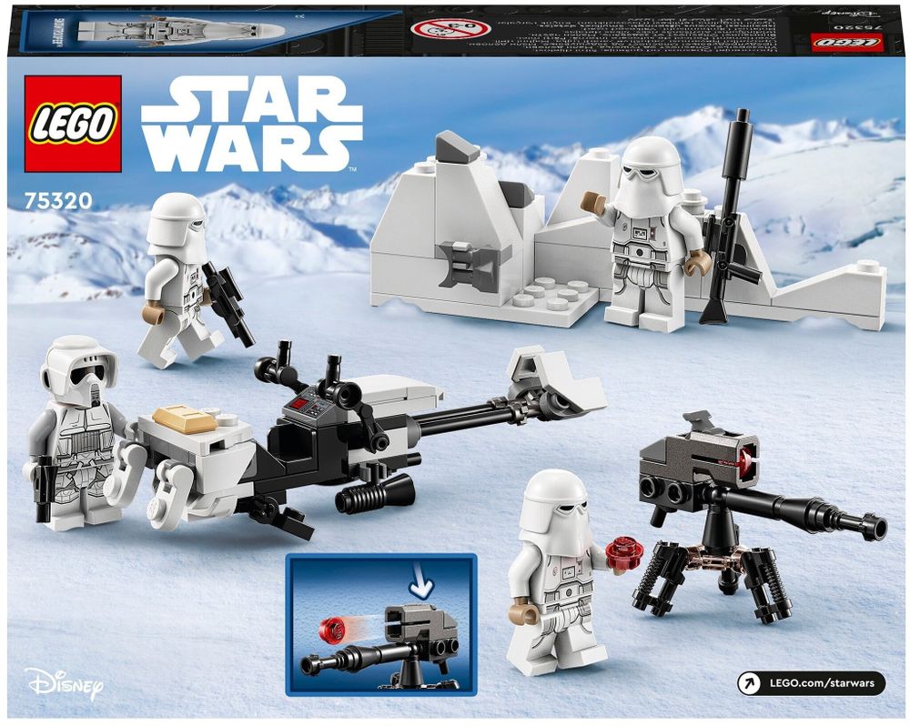 Конструктор LEGO Star Wars 75320 Боевой набор снежных пехотинцев