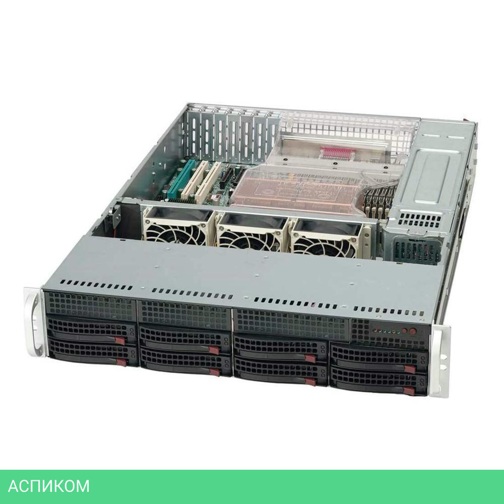 Корпус SuperMicro CSE-825TQC-R1K03LPB черный