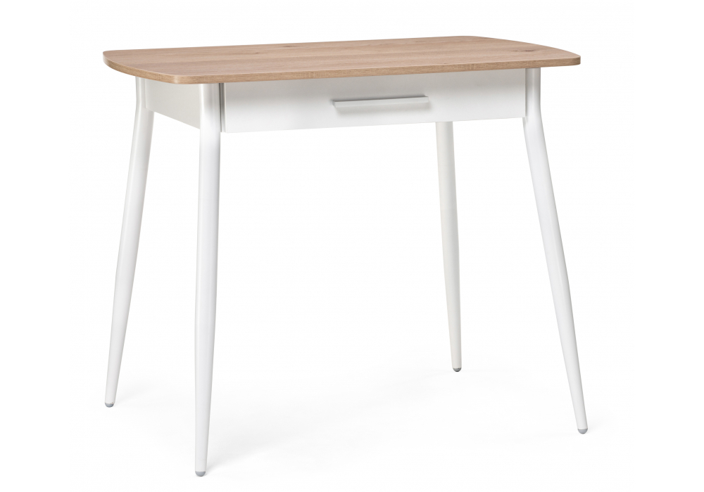 Стол деревянный Woodville Ревари эврика, белый