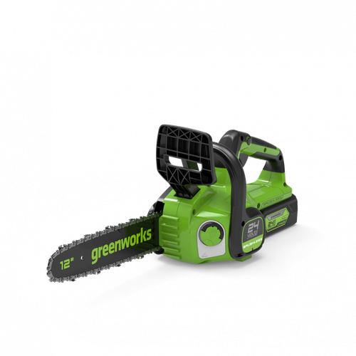 Пила аккумуляторная 24V Greenworks GD24CS30, 30см, с АКБ 4Ач и ЗУ