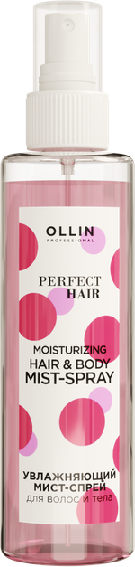 OLLIN PERFECT HAIR Увлажняющий мист-спрей для волос и тела 120мл