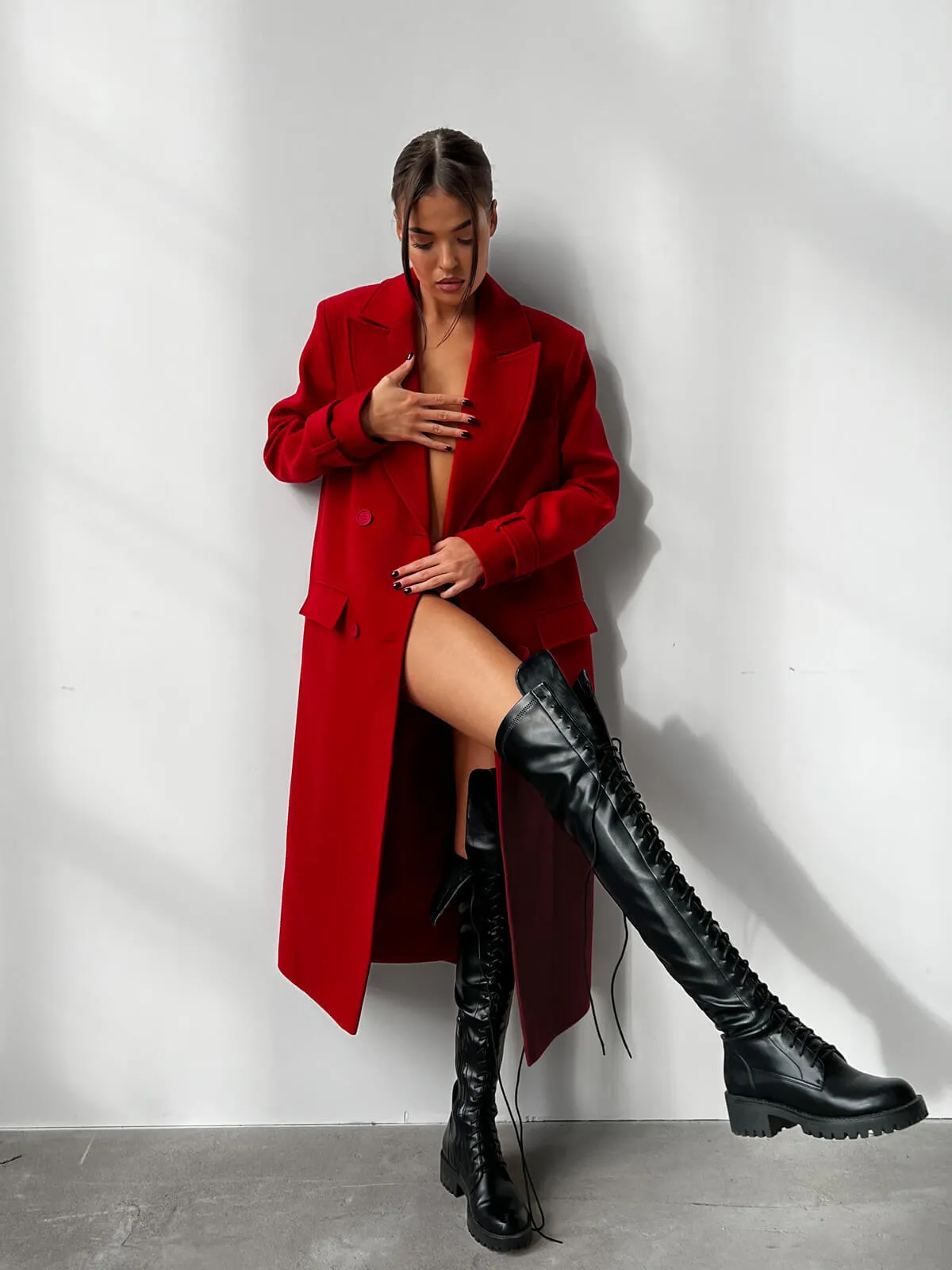 Пальто двубортное Ruby