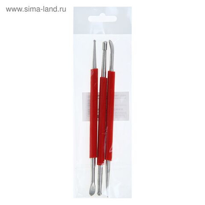 Набор инструментов для лепки, 3 предмета_