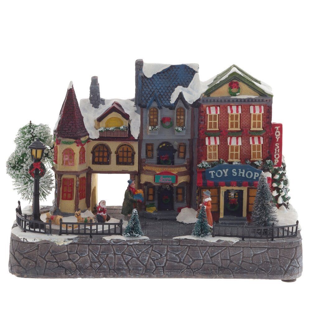 GAEM Фигурка декоративная "Рождество" (4 мелодии, подсвет, движ, 3xAA н/п, +USB), L30 W13,5 H21 см