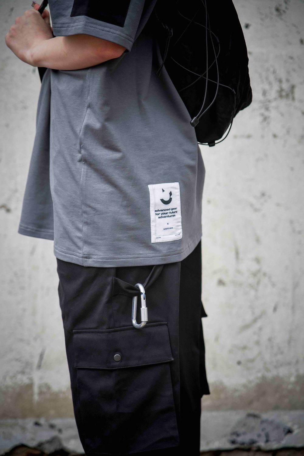 Футболка Outerkit Loose-fit Серая