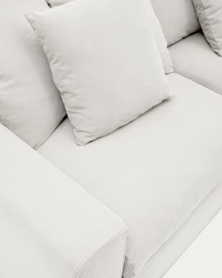 A cver designed to keep your Nora sofa in brand-new condition. Made from linen and cotton fabric, i