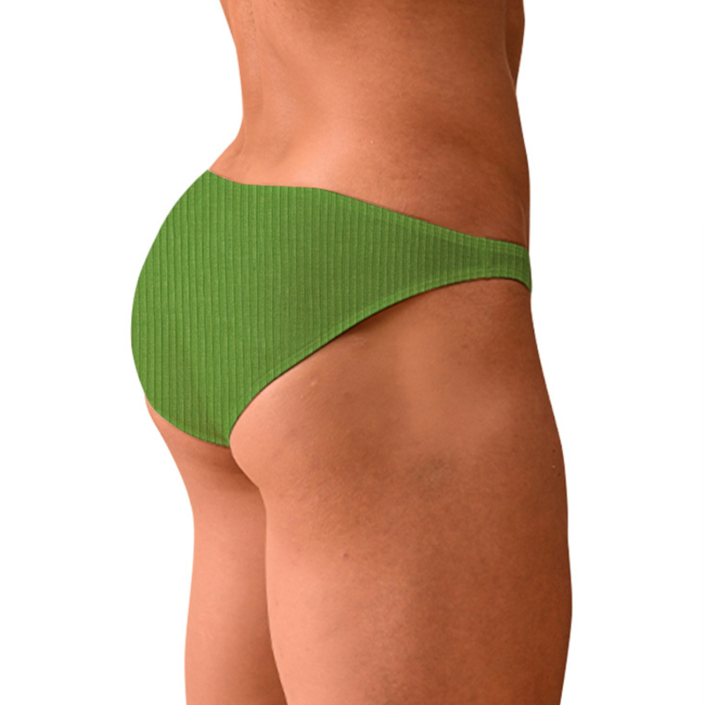 Мужские трусы слипы зеленые ADANNU AN7118-19