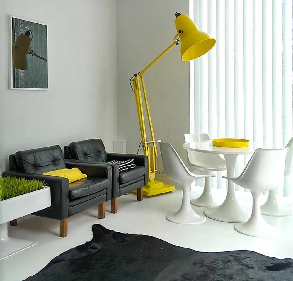 Floor design lamp  Giant by Muno (Yellow)