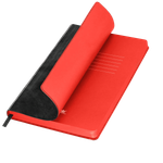 Ежедневник River side недатированный, черный/красный