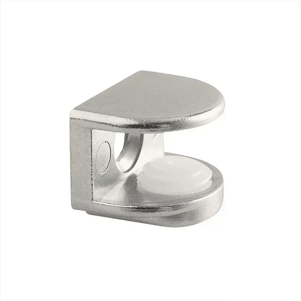 Полкодержатель (держатель для стеклянных полок) толщина 3-9мм никель, комплект 12шт. OTLEX.