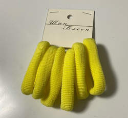 Резинки для волос "Грёзы", 4 см, набор 6 штук, цвета МИКС