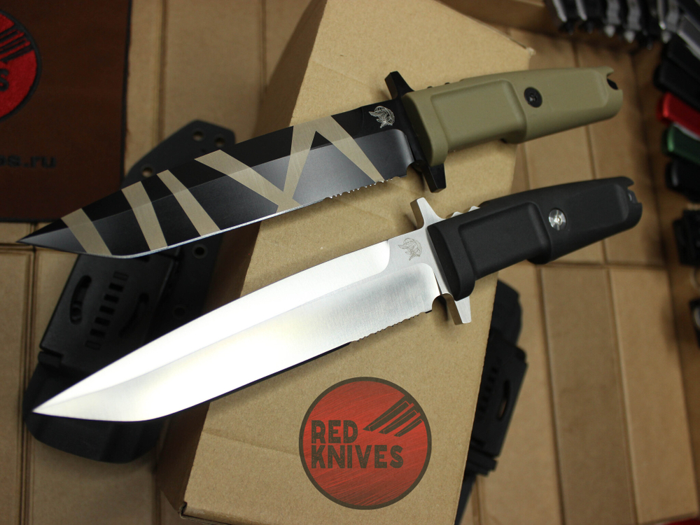 Нож Extrema Ratio Col Moschin - пустынная рукоять, клинок камо черный