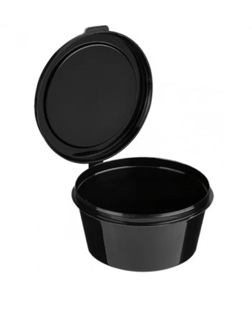 СОУСНИК 30 МЛ. С ВЕРХНИМ ЗАКРЫТИЕМ ВЗЛП  ЧЕРНЫЙ 80\1920 ШТ.