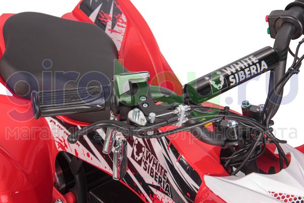 Детский электроквадроцикл WHITE SIBERIA SNEG LETO R 1000W - Красный