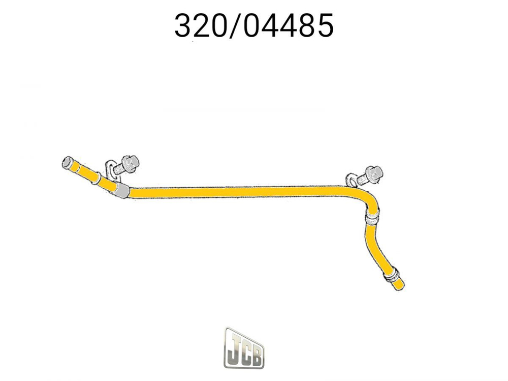 Трубка щупа масла двигателя JCB 320/04485