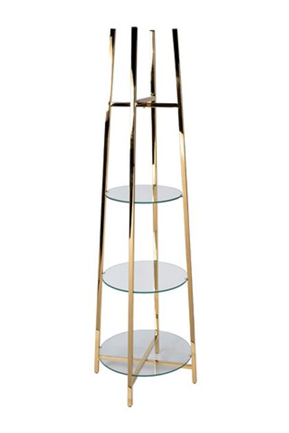 Стеллаж Garda Decor золото 47ED-00501