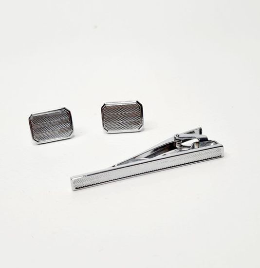 Зажим для галстука и запонки №8