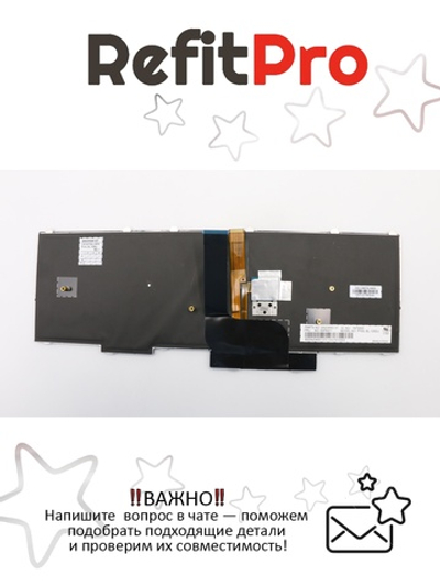 Клавиатура для Ноутбука Lenovo LenovoThinkPad P50 / P70 с подсветкой, раскладка - русская, черная (00PA311)