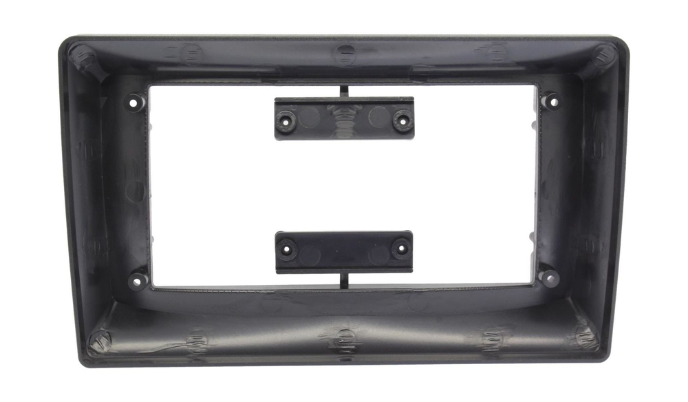 Комплект рамки с разъёмами 9" Toyota Vitz P90 2005-2010 взамен 200x100 черная накладка - Car-Smart 9647F3