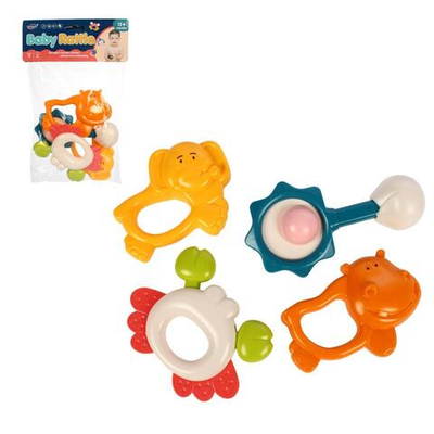 Набор погремушек 4шт, пакет 326-B135