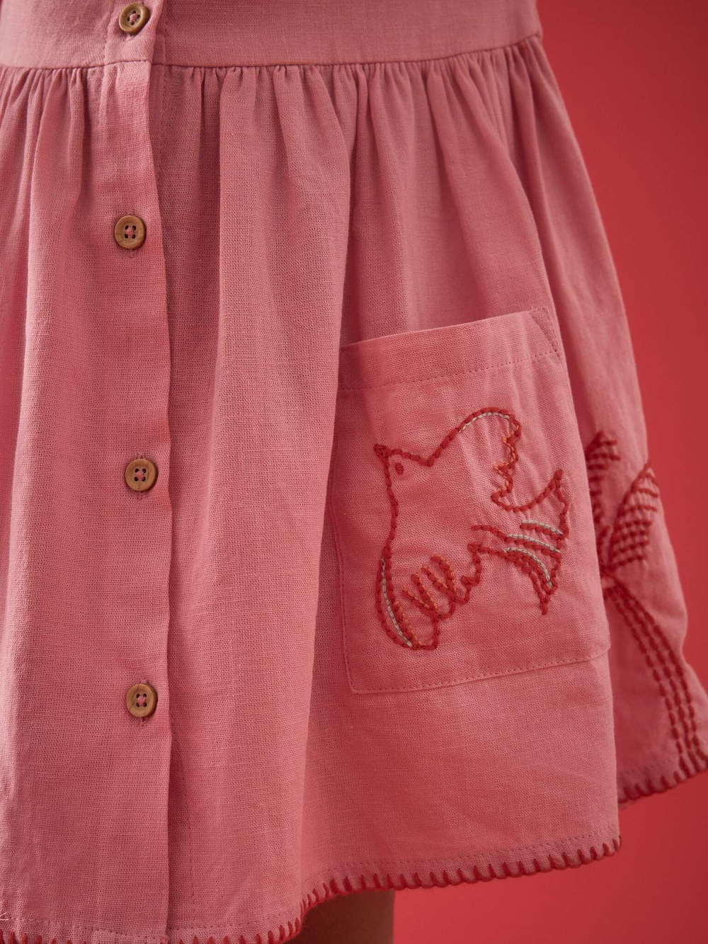 Сарафан для девочки Next AK2-479, Розовый