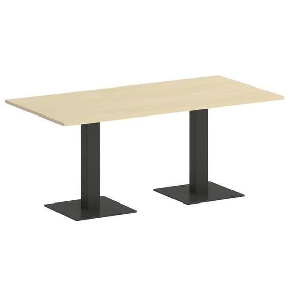 First Стол прямоугольный KSPRG-4 Клен/Металл Антрацит 1800*900*750