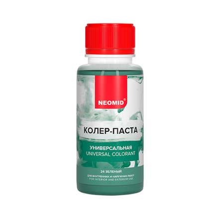 Неомид Колер-паста универсальная Палитра №1 (24 ЗЕЛЕНЫЙ) 100 мл