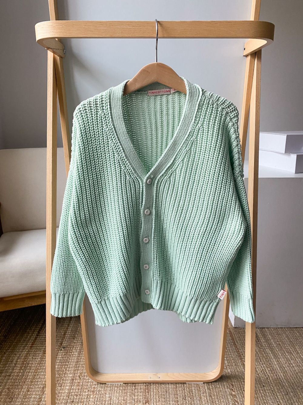 Хлопковый кардиган Tinycottons, 140