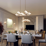 5032/48LA L-VISION ODL24 569 античн.бронза/металл/акрил Люстра LED 48W 4000K 3125лм FIVRE