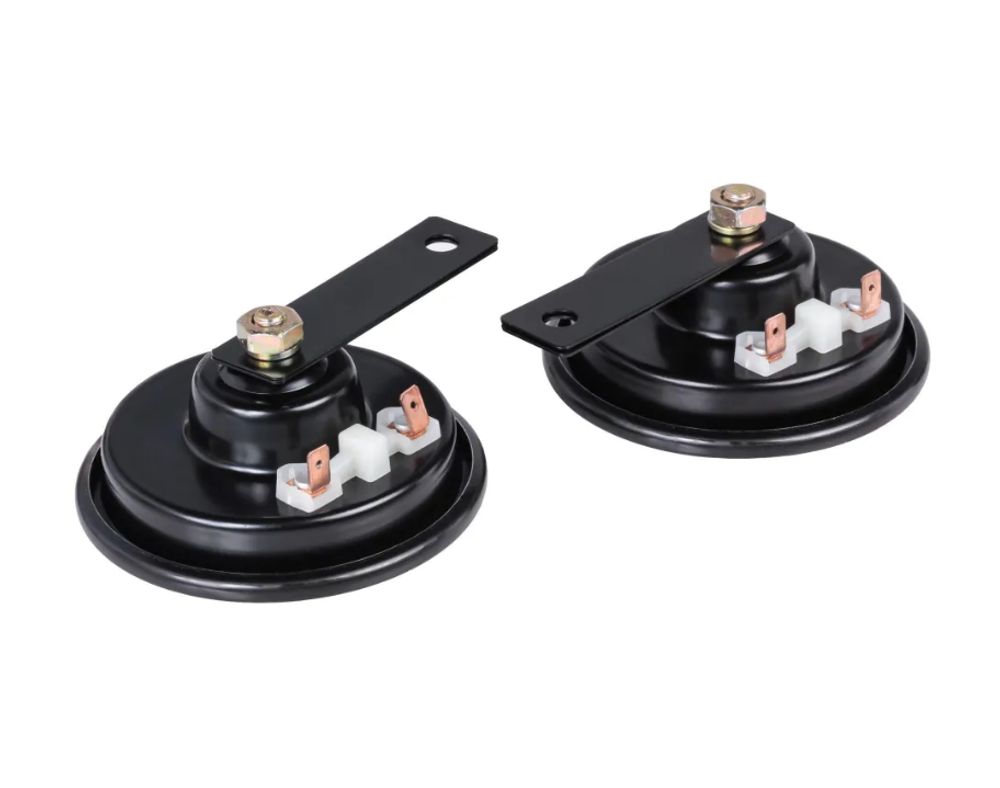 Звуковой сигнал AHR-12D-01, D100мм, 110дБ, 335/400Гц, 12В (комплект, 2шт)