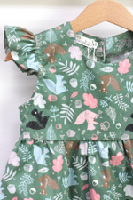 Платье из 100% премиального хлопка «Лесная сказка»